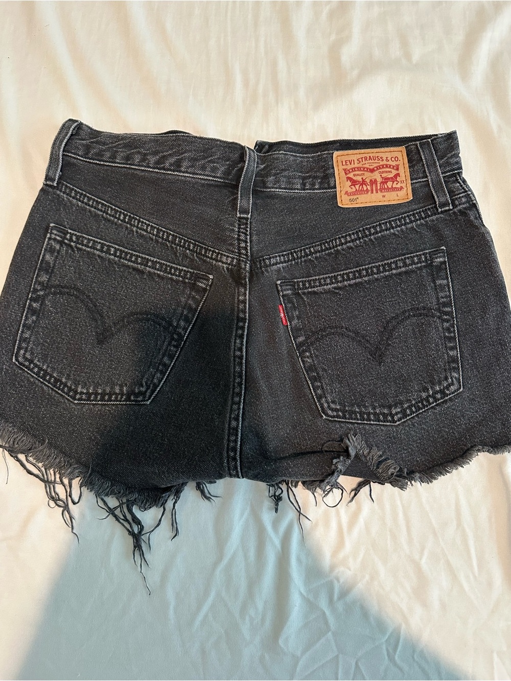Levi's Black 501 Shorts